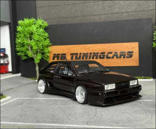 1:18 VW Scirocco MK2 GTX 16V Rieger GTO Breitbau + Vitrine = RAR